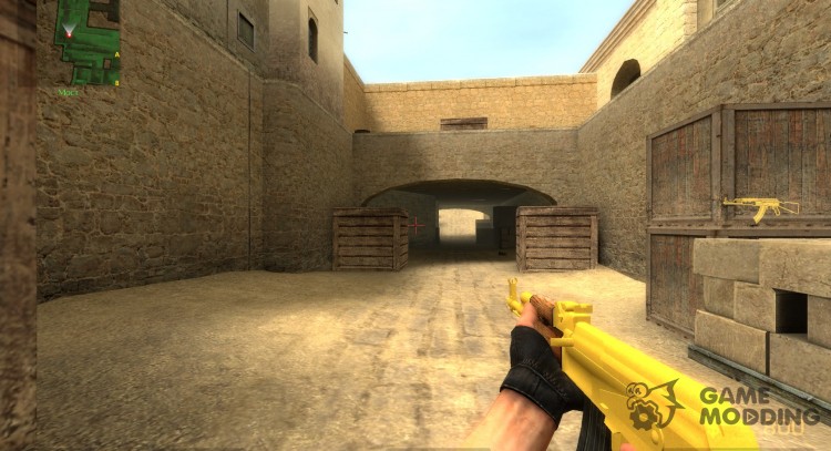 Золотой AK47 для Counter-Strike Source