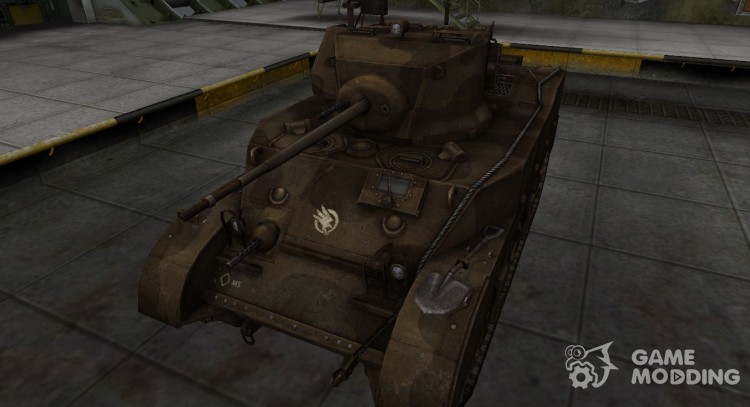 El skin al estilo de C&C GDI para el M5 Stuart para World Of Tanks