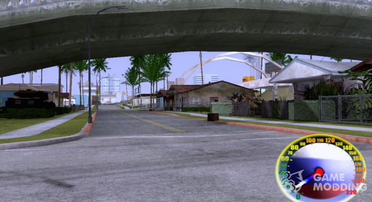 Spedometr RUSSIAN v.1 для GTA San Andreas