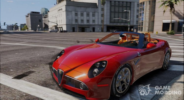 El Alfa Romeo 8C Spider para GTA 5