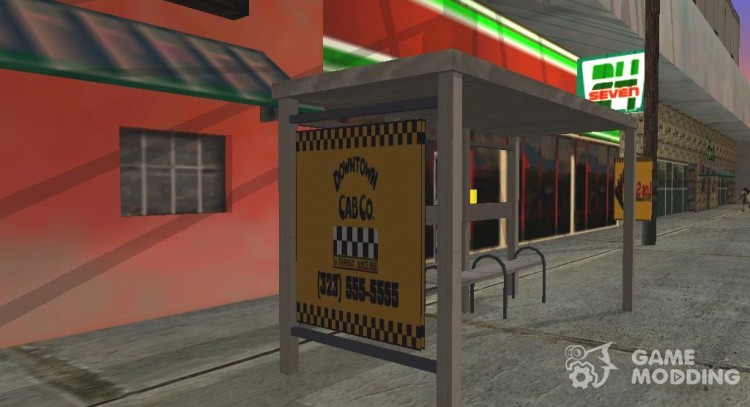 Остановка Downtown Cab Co для GTA San Andreas