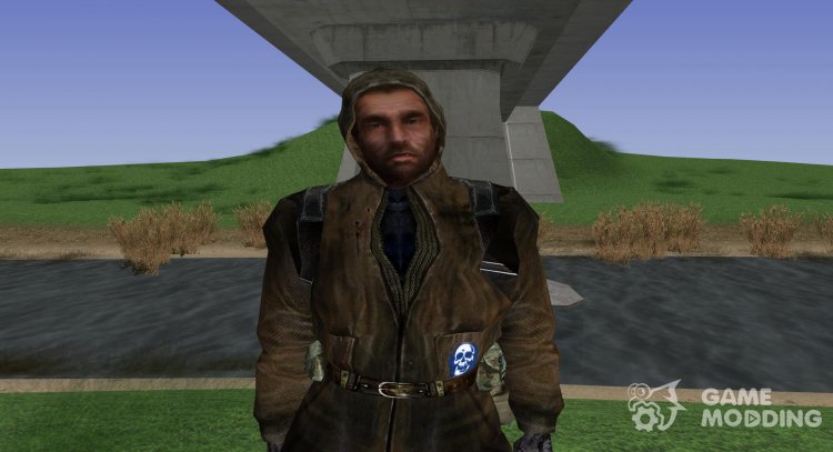 Член группировки Рейдеры в кожаной куртке из S.T.A.L.K.E.R v.3 для GTA San Andreas