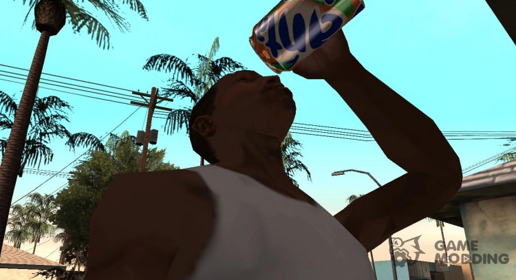 La nueva bebida nº 3 Fanta de naranja para GTA San Andreas