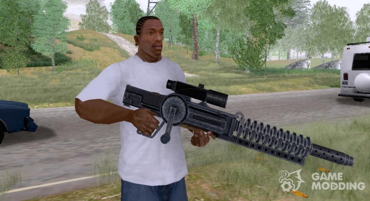 El rifle гауса de Fallout 3 para GTA San Andreas