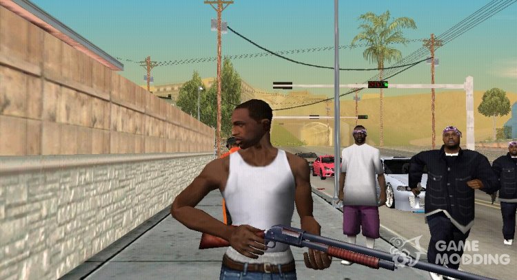 Помповое el fusil de la Mafia para GTA San Andreas