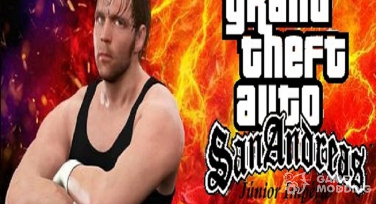 WWE Dean Ambrose de 2k17 para GTA San Andreas