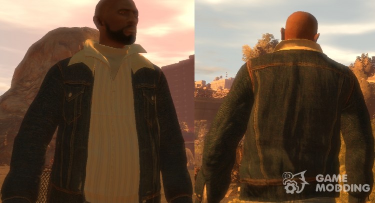 Джинсовая куртка для GTA 4