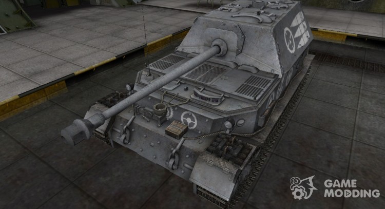Breaking through the zone contour for Ferdinand for World Of Tanks