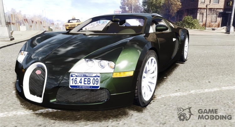 Bugatti Veyron 16.4 2009 v 2 for GTA 4