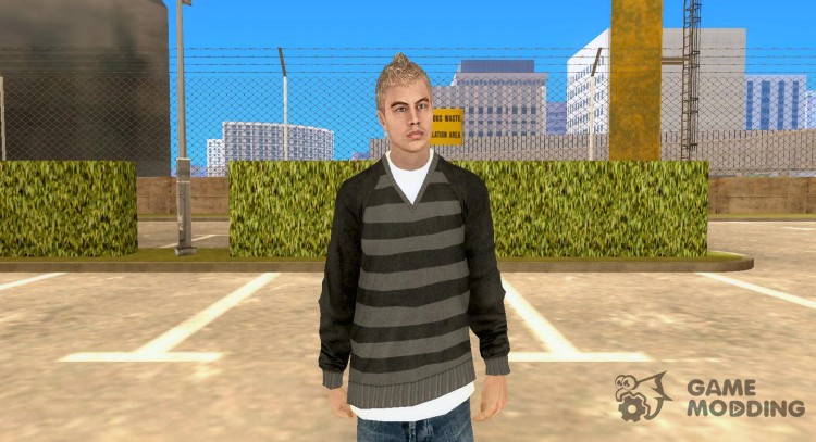 Ped in jeans and jacket for GTA San Andreas
