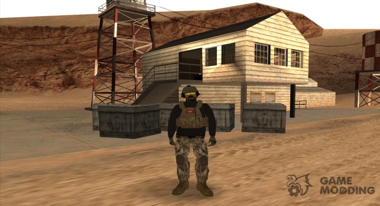 El operador rojo escuadrones DEVGRU 3 para GTA San Andreas