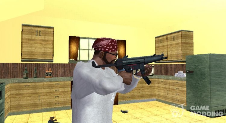 MP5 from Counter Strike Source для GTA San Andreas