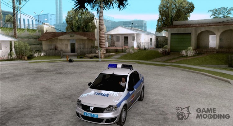 Dacia Logan Police для GTA San Andreas