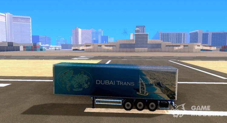 Прицеп для Scania R620 Dubai Trans для GTA San Andreas