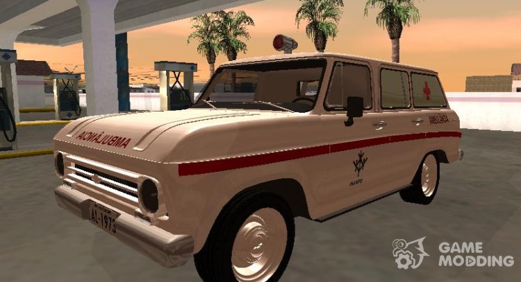 Chevrolet Veraneio 1973 ambulance from INAMPS for GTA San Andreas