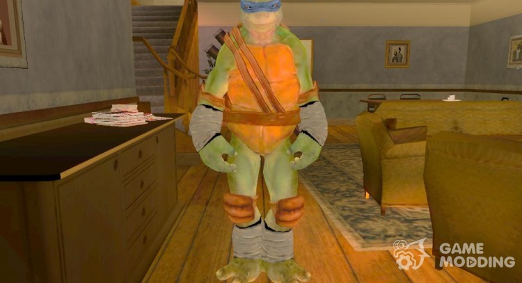 Leonardo (las Tortugas ninja) para GTA San Andreas