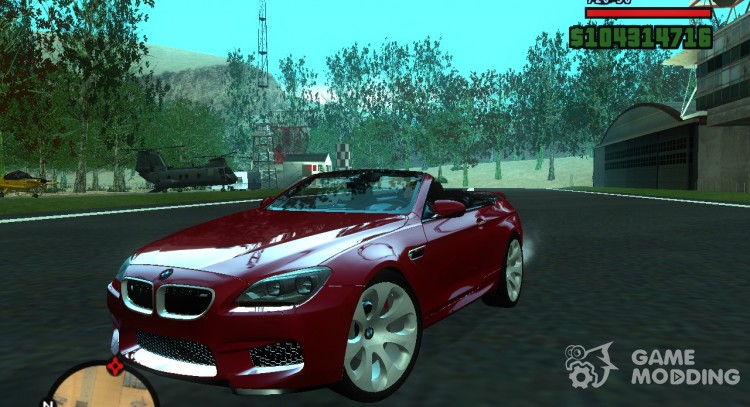 BMW M6 Cabriolet 2012 for GTA San Andreas