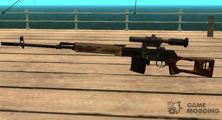 Francotirador con el punto de Mira de la Beta de Warface para GTA San Andreas