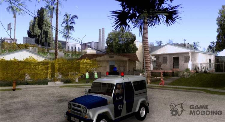 Bobik UAZ-3159 Police v. 2 for GTA San Andreas