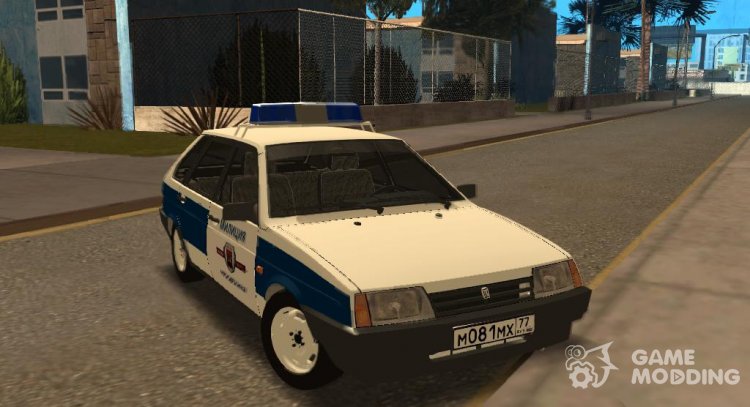 VAZ-2109 Municipal police for GTA San Andreas