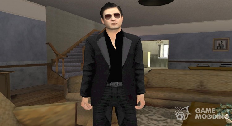 Вито в черном костюме из Mafia II для GTA San Andreas