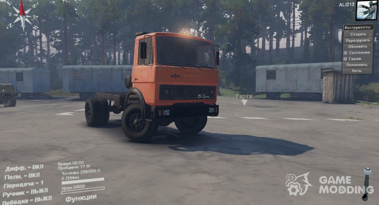 Maz 5337 para Spintires 2014