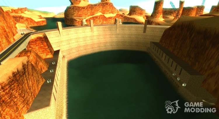 The new dam for GTA San Andreas