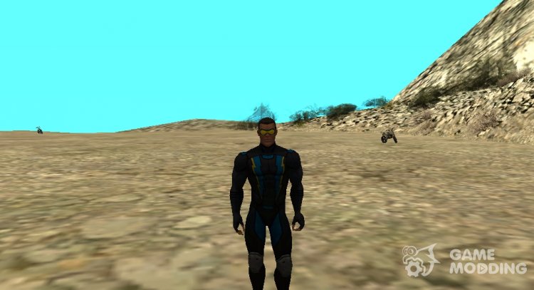 Black Lightning Heroic from Dc legends for GTA San Andreas