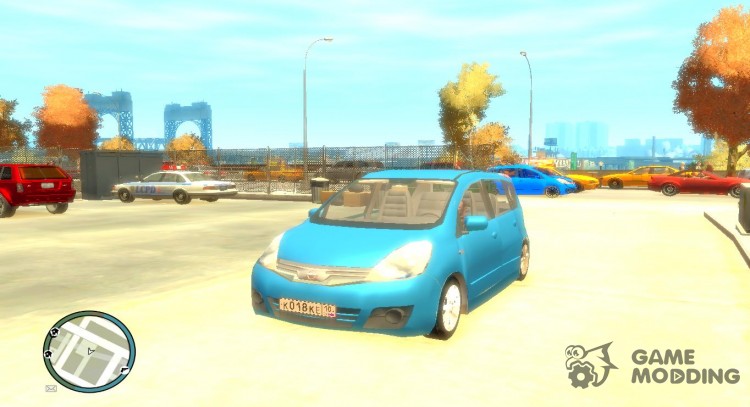 Nissan Note 2009 for GTA 4