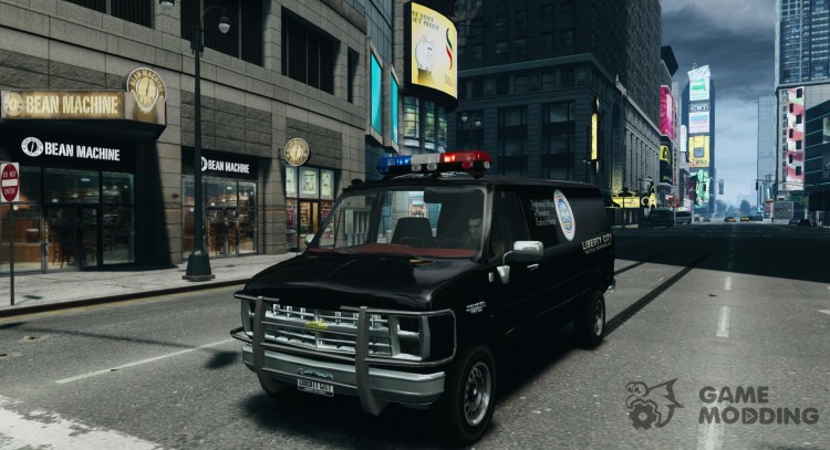 Furgoneta de Chevrolet G20 policial para GTA 4