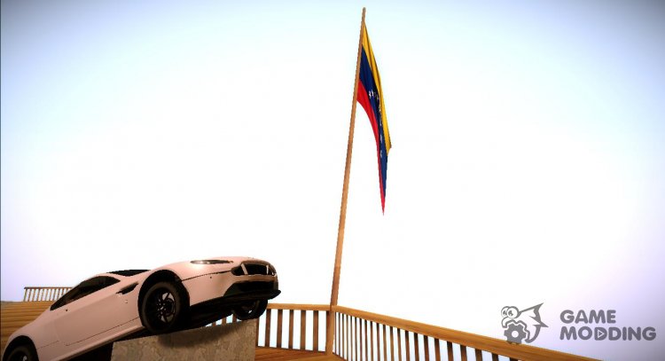 Venezuela flag on mount Chiliad for GTA San Andreas