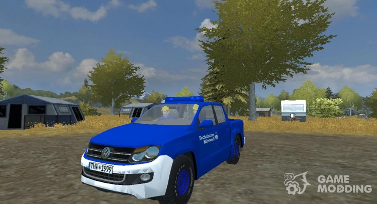 Volkswagen Amarok THW para Farming Simulator 2013