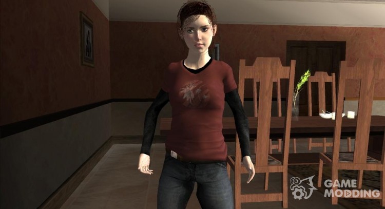Ellie from The Last of Us for GTA San Andreas