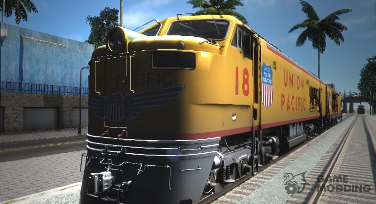 Union Pacific 8500 HP Gas Turbine Electric Locomotive for GTA San Andreas