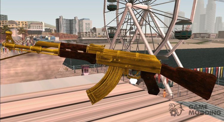 COD: MW1 AK-47 Gold Version for GTA San Andreas