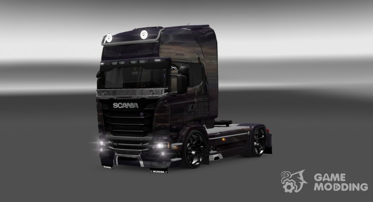 El skin de vikingo para Scania Streamline para Euro Truck Simulator 2