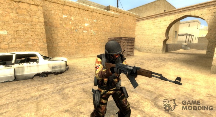 El desierto de camuflar los Helghast de la piel de la ciudad para Counter-Strike Source