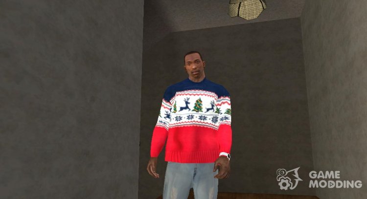 Winter Sweater for CJ для GTA San Andreas