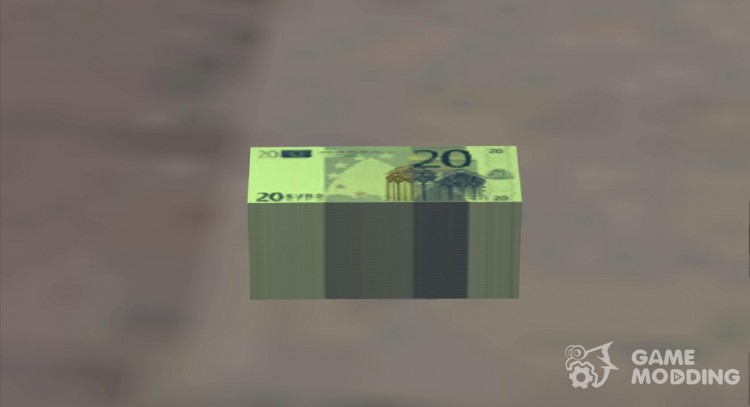 Euro money mod v 1.5 20 euros II для GTA San Andreas