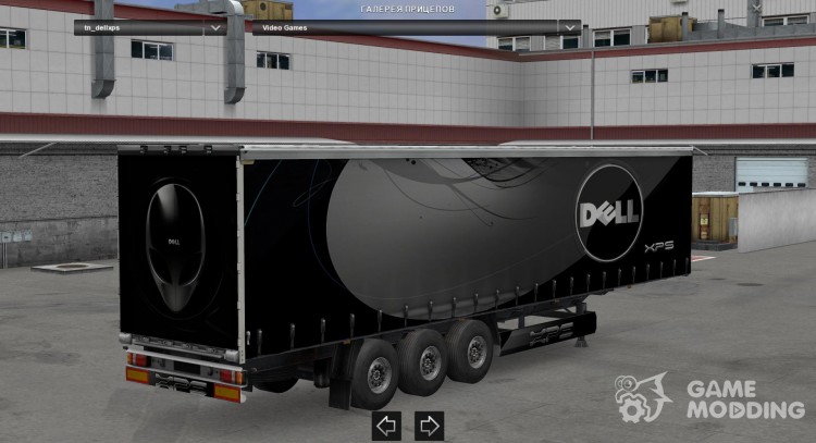 Dell XPS Trailer by LazyMods для Euro Truck Simulator 2
