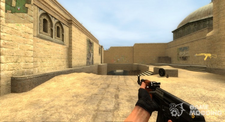 Default ak47 with new wood for Counter-Strike Source