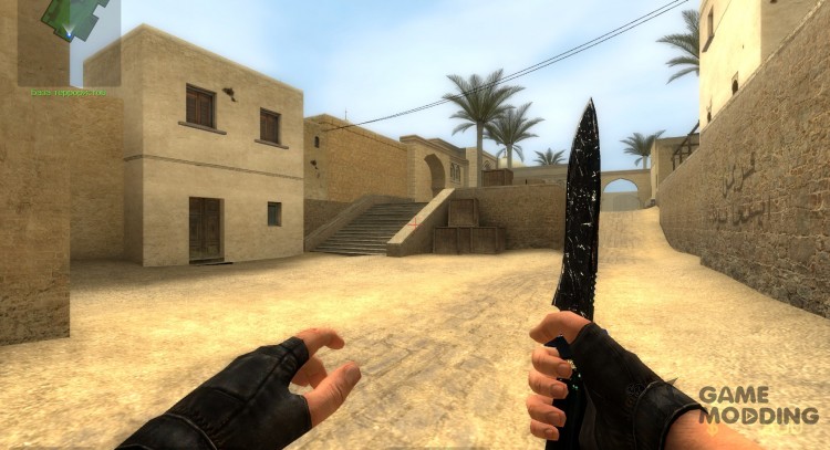 HD BLACK KNIFE FIX for Counter-Strike Source