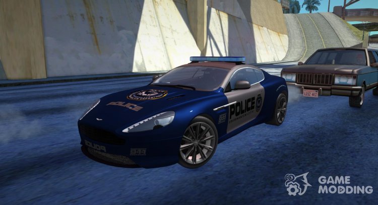 El Aston Martin Virage 2011 FCPD para GTA San Andreas