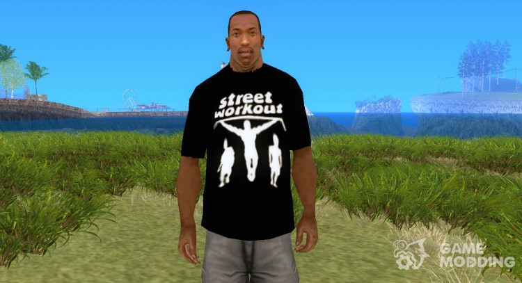 Street directions Workout t-shirt for GTA San Andreas
