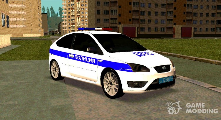 Ford Focus II de la polica de trfico para GTA San Andreas