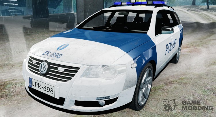 Finnish Police Volkswagen Passat (Poliisi) для GTA 4