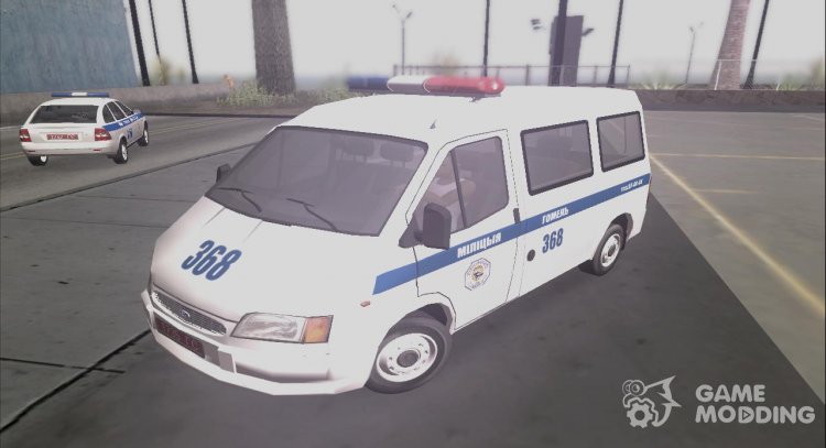 Policía Ford Tránsito 1999 República de Belarús para GTA San Andreas