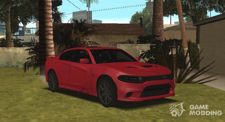 Dodge Charger SRT Hellcat 2019 (Low Poly) для GTA San Andreas