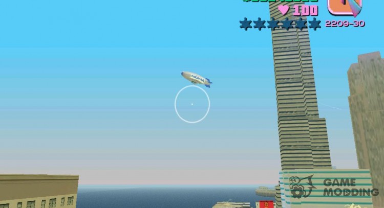 New textures of the airship for GTA Vice City
