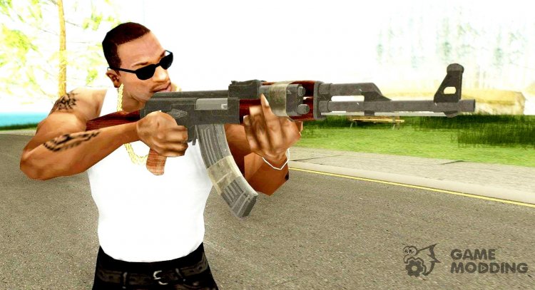 AK-47 From Hunt Down The Freeman for GTA San Andreas